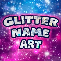 Glitter Name Art Maker