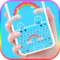 Glitter Rainbow Live Keyboard 