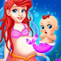 Mermaid Mom &amp; Baby Care Game
