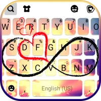 Infinity Love Hearts Keyboard 