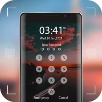 Live Time Password Lock Screen