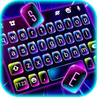 Neon Light Keyboard Theme