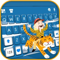 Cute Tiger King Keyboard Theme