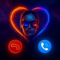 Color phone call screen theme