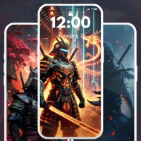 Ninja Samurai Wallpaper 4K