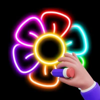 Doodle Glow Art - Neon Drawing