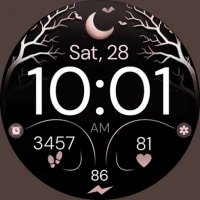 Halloween Rose Gold watch face