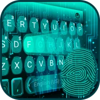 Neon Led Tech Keyboard Theme