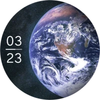 Earth View Animated Watch Face
