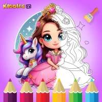 Princess Coloring Book Game