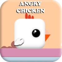 Angry Chicken - square bird - 