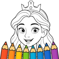 Princess Coloring Book