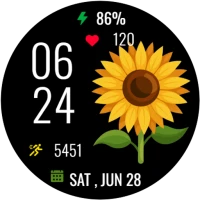 Ladies Flower Bloom WatchFace
