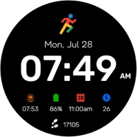 Pixel Style Plus Watch Face
