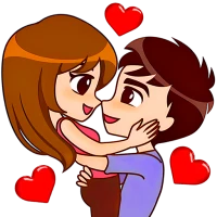 Love Story Stickers WASticker