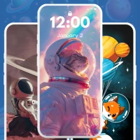 Cute Astronaut Wallpaper 4K