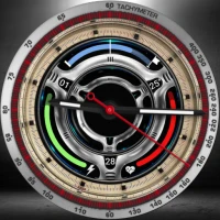 Chrome Atlas Watch Face
