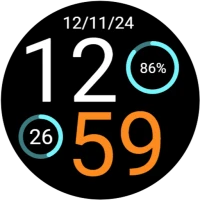 Digital Watch Face Iris513