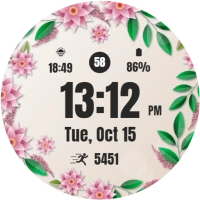Realistic Spring Floral Watch