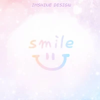 pink snow smile theme