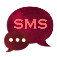 Theme Red GO SMS Pro