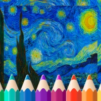 Vincent van Gogh Coloring Book