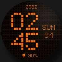Pixels Digital watch face