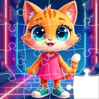 Jigsaw Puzzle: Kitty Magic Art