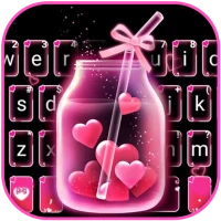 Pink Love Neon Theme