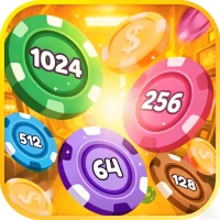 Merge Coins: 2048 Drop Puzzle