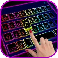 Led Neon Color Keyboard Theme