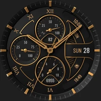 S4U Obsidian analog watch face