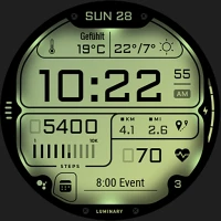 S4U Luminary - LCD watch face