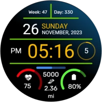 Iris502 Digital Watch Face