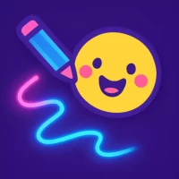 Glow Doodle: Neon Drawing Pad