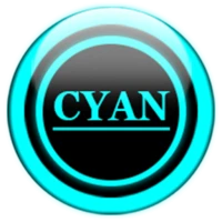 Cyan Glass Orb Icon Pack