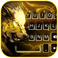 Lightning Wolf Keyboard Backgr