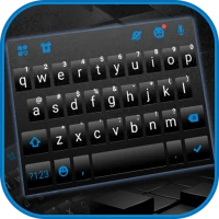 Black Blue Chat Theme