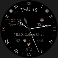 Classic Bronze watch face