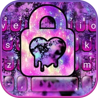 Galaxy Heart Lock Love Theme