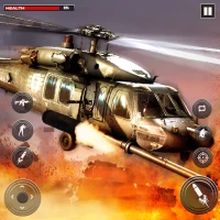 Gunship War - Helicopter Games