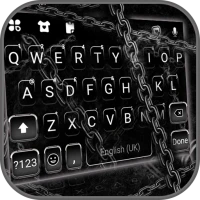 Metal Chains Black Keyboard Ba