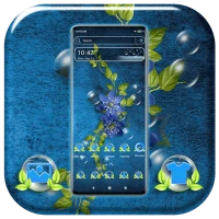 Blue Flower Theme