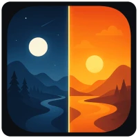 Horizon Wallpaper: Day & Night