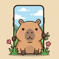 Cute Capybara Wallpaper HD 4K