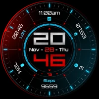 Holo Nexus digital watch face