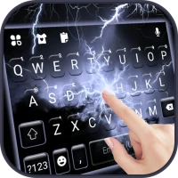 Sky Lightning Keyboard Backgro