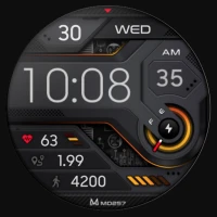 MD257 - Digital watch face
