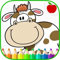 Farm Animals Coloring Book