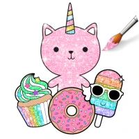 Kawaii Game Coloring Book